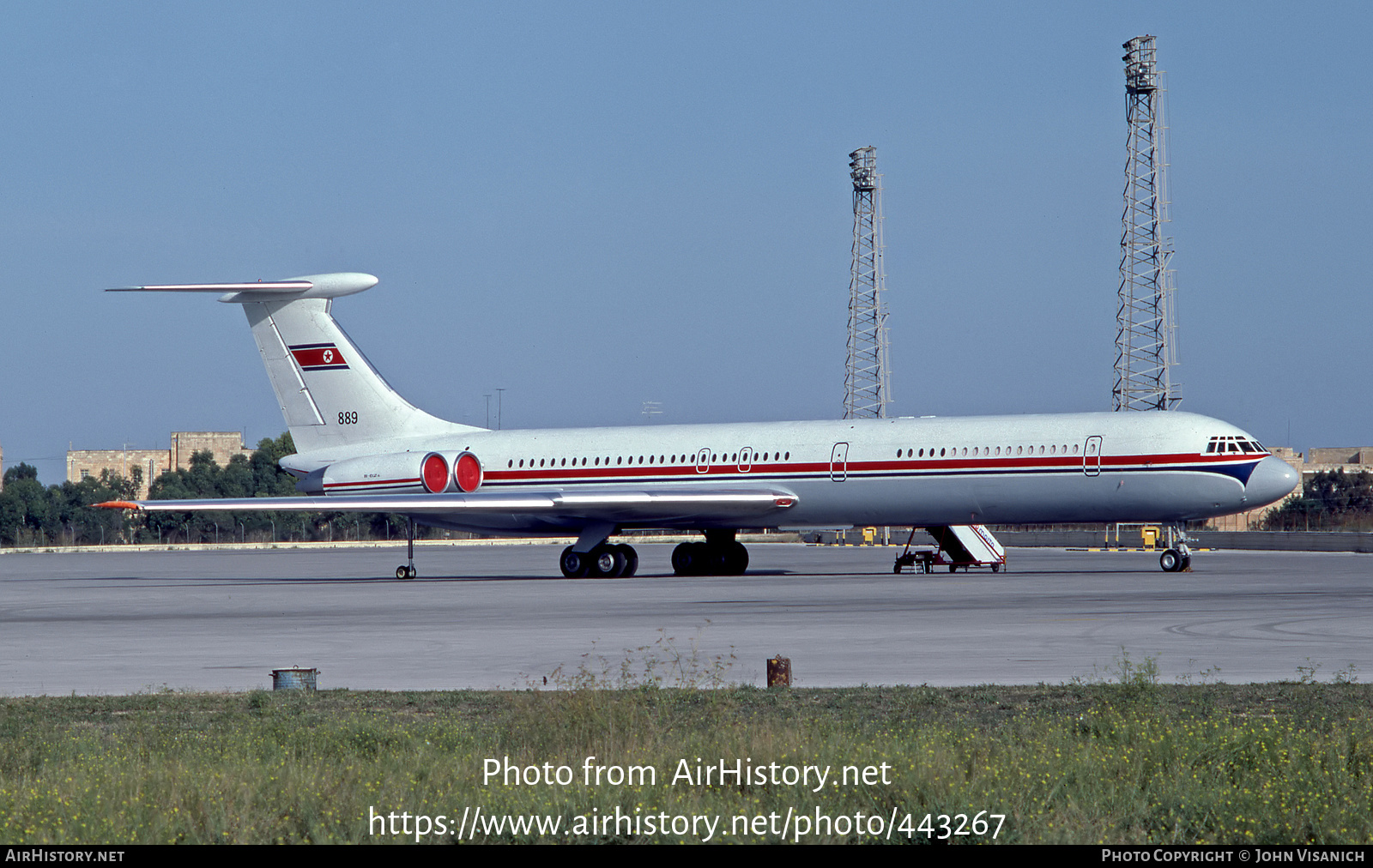 Aircraft Photo of 889 | Ilyushin Il-62M | CAAK - Civil Aviation Administration of Korea | AirHistory.net #443267