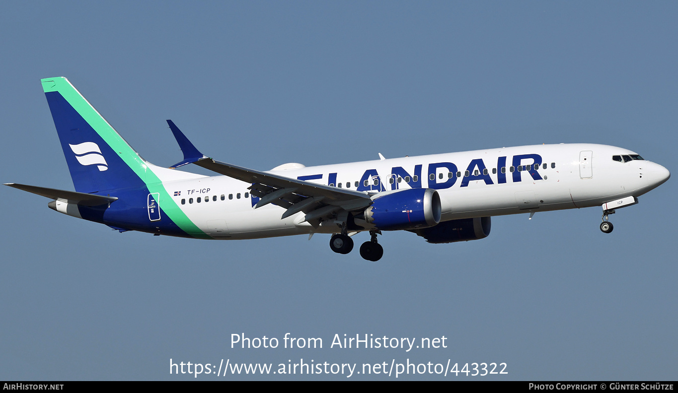 Aircraft Photo of TF-ICP | Boeing 737-8 Max 8 | Icelandair | AirHistory.net #443322