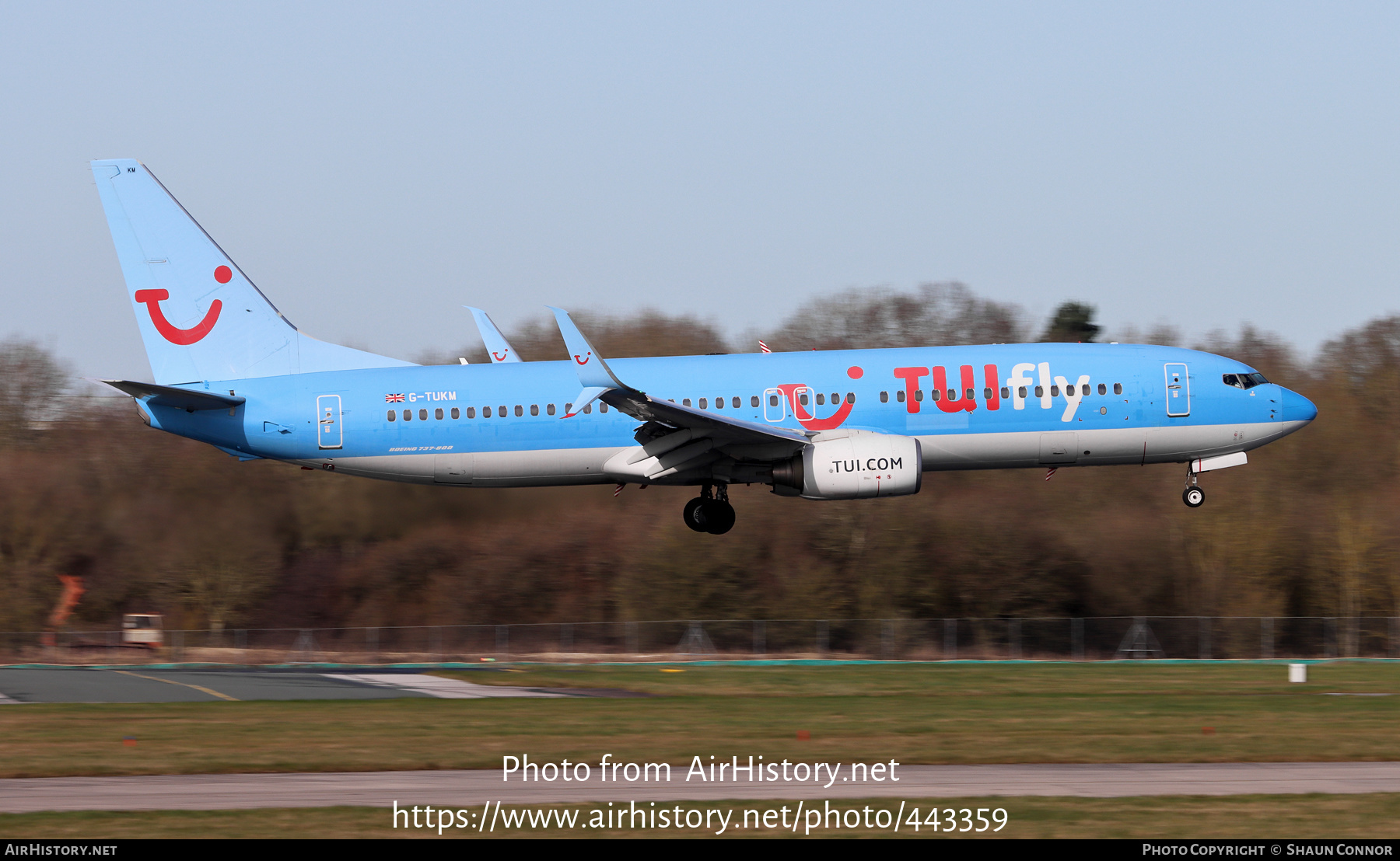 Aircraft Photo of G-TUKM | Boeing 737-8K5 | TUI | AirHistory.net #443359