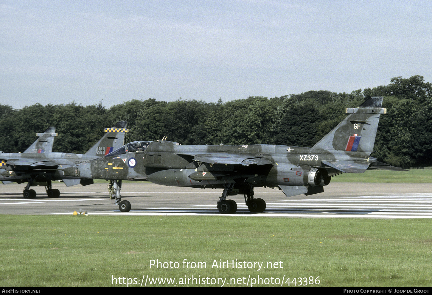 Aircraft Photo of XZ373 | Sepecat Jaguar GR1A | UK - Air Force | AirHistory.net #443386