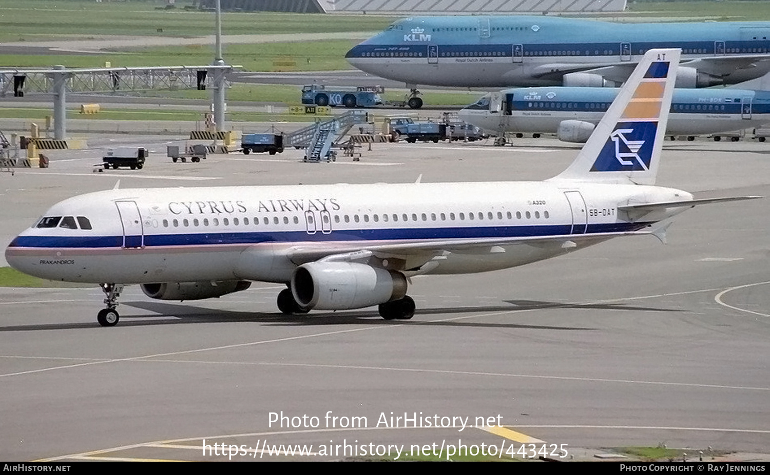 Aircraft Photo of 5B-DAT | Airbus A320-231 | Cyprus Airways | AirHistory.net #443425