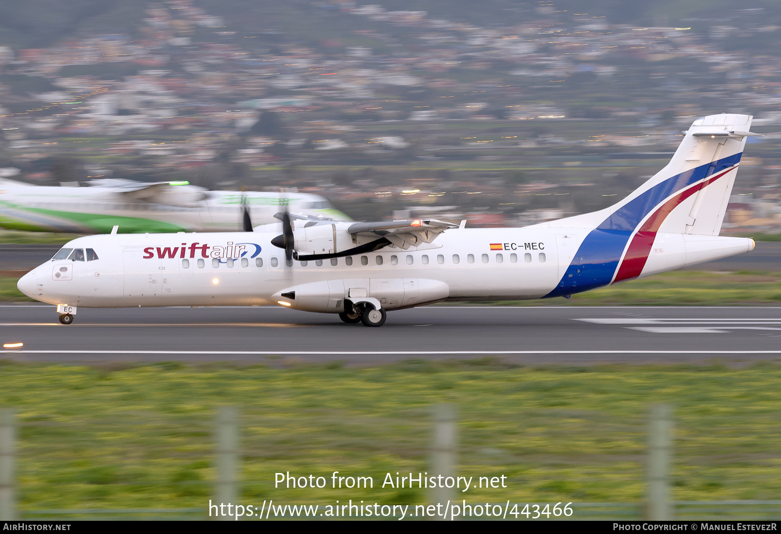 Aircraft Photo of EC-MEC | ATR ATR-72-500 (ATR-72-212A) | Swiftair | AirHistory.net #443466