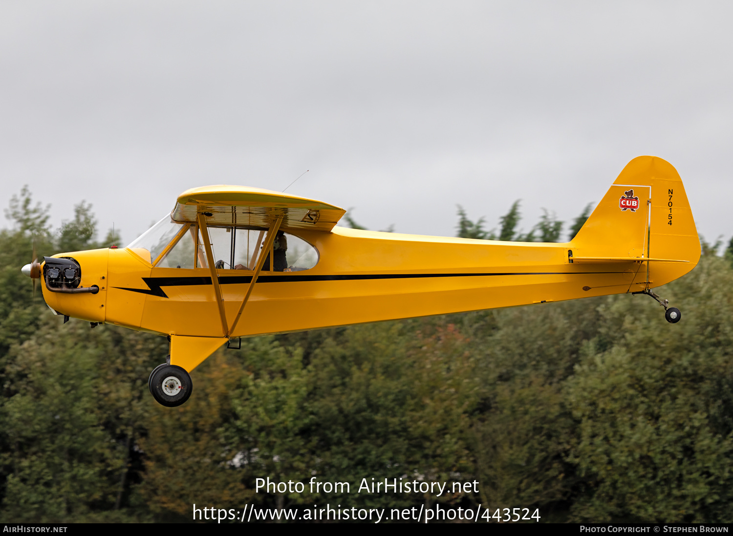 Aircraft Photo of N70154 | Piper J-3C-65 Cub | AirHistory.net #443524