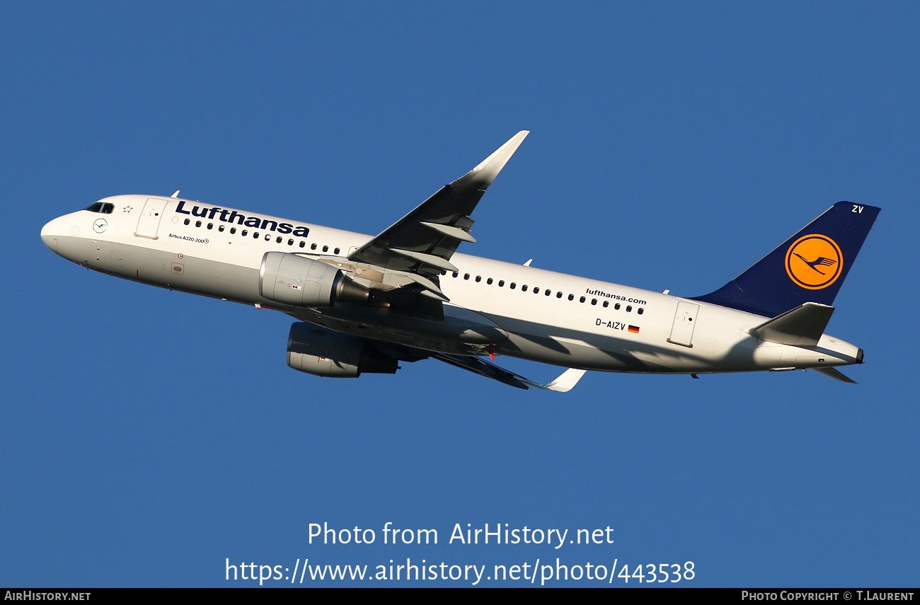 Aircraft Photo of D-AIZV | Airbus A320-214 | Lufthansa | AirHistory.net #443538