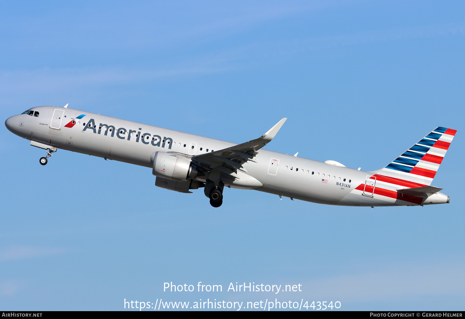 Aircraft Photo of N431AN | Airbus A321-253NX | American Airlines | AirHistory.net #443540