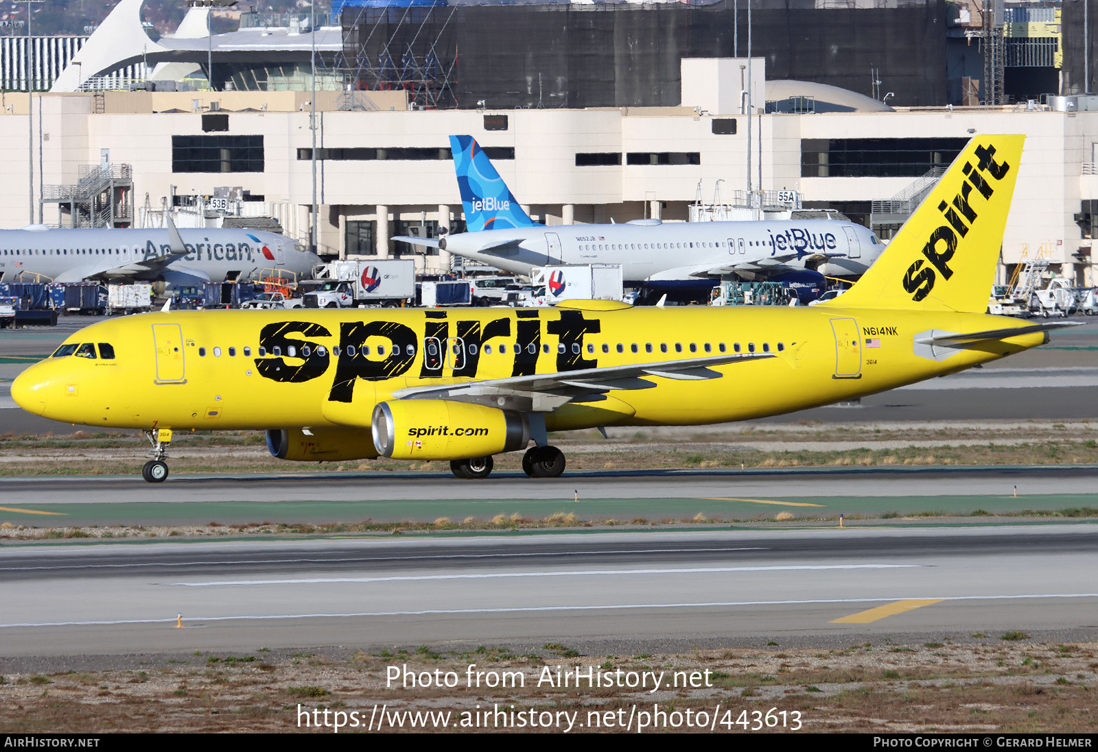 Aircraft Photo of N614NK | Airbus A320-232 | Spirit Airlines | AirHistory.net #443613