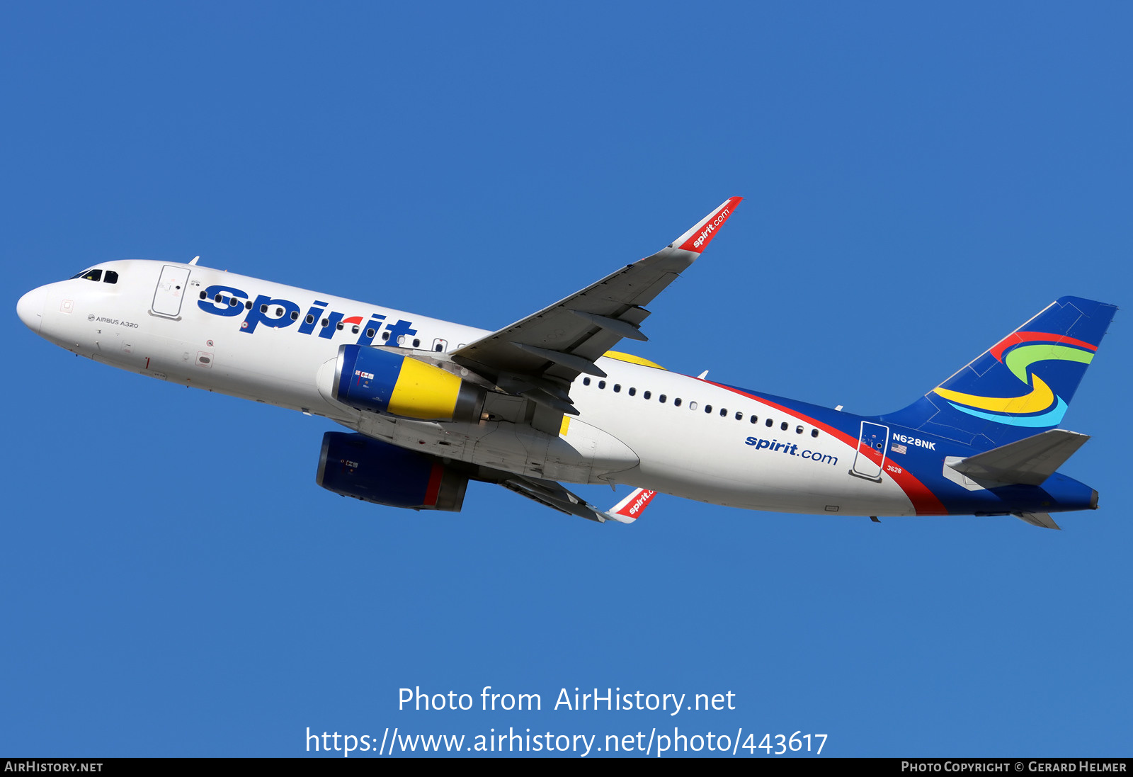 Aircraft Photo of N628NK | Airbus A320-232 | Spirit Airlines ...