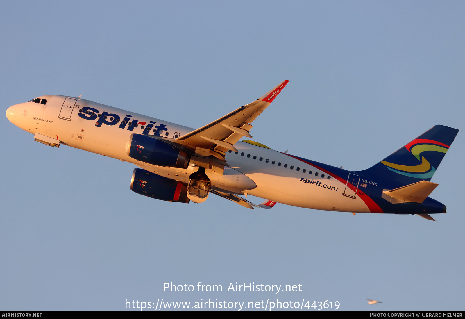 Aircraft Photo of N631NK | Airbus A320-232 | Spirit Airlines | AirHistory.net #443619