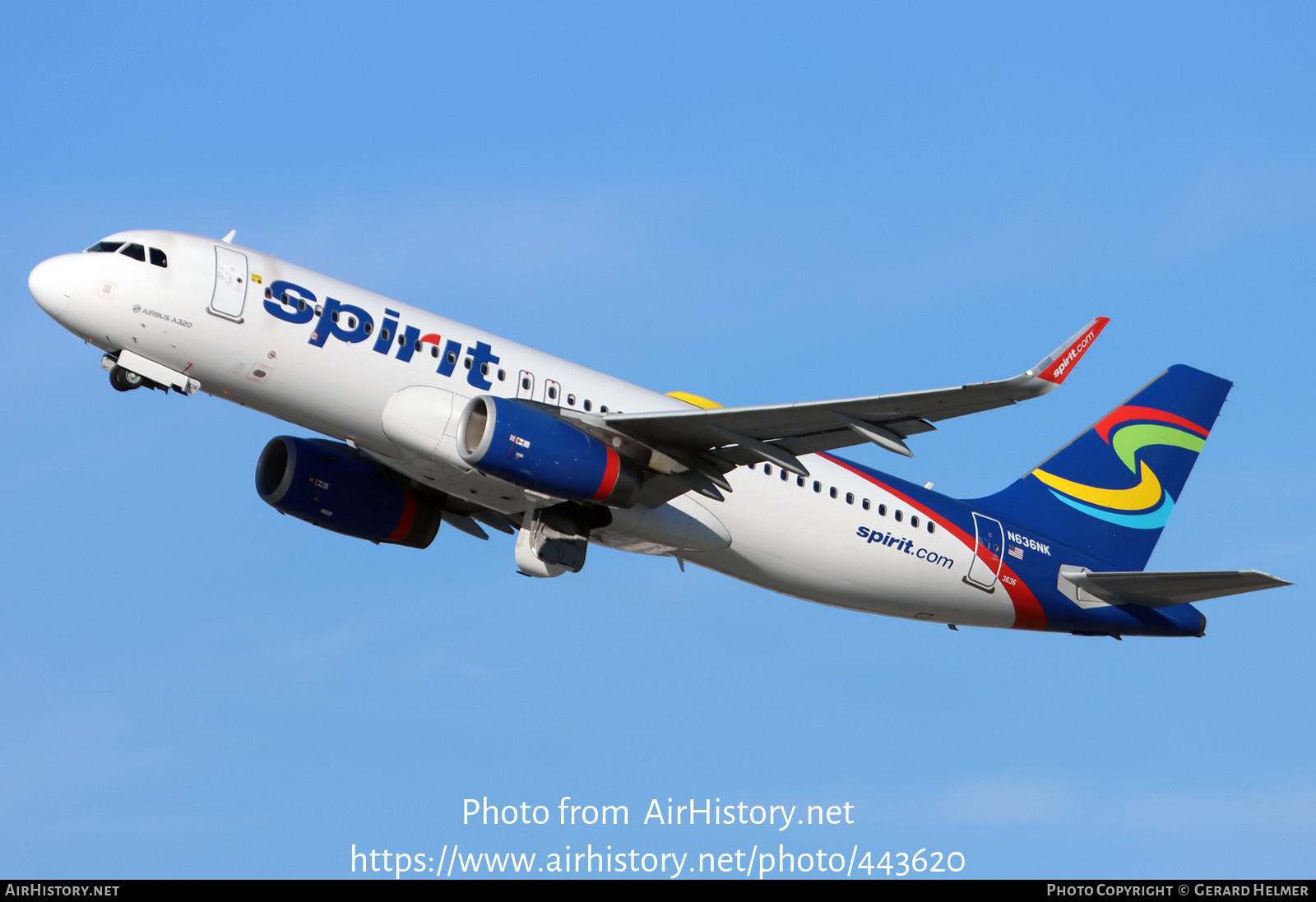 Aircraft Photo of N636NK | Airbus A320-232 | Spirit Airlines | AirHistory.net #443620