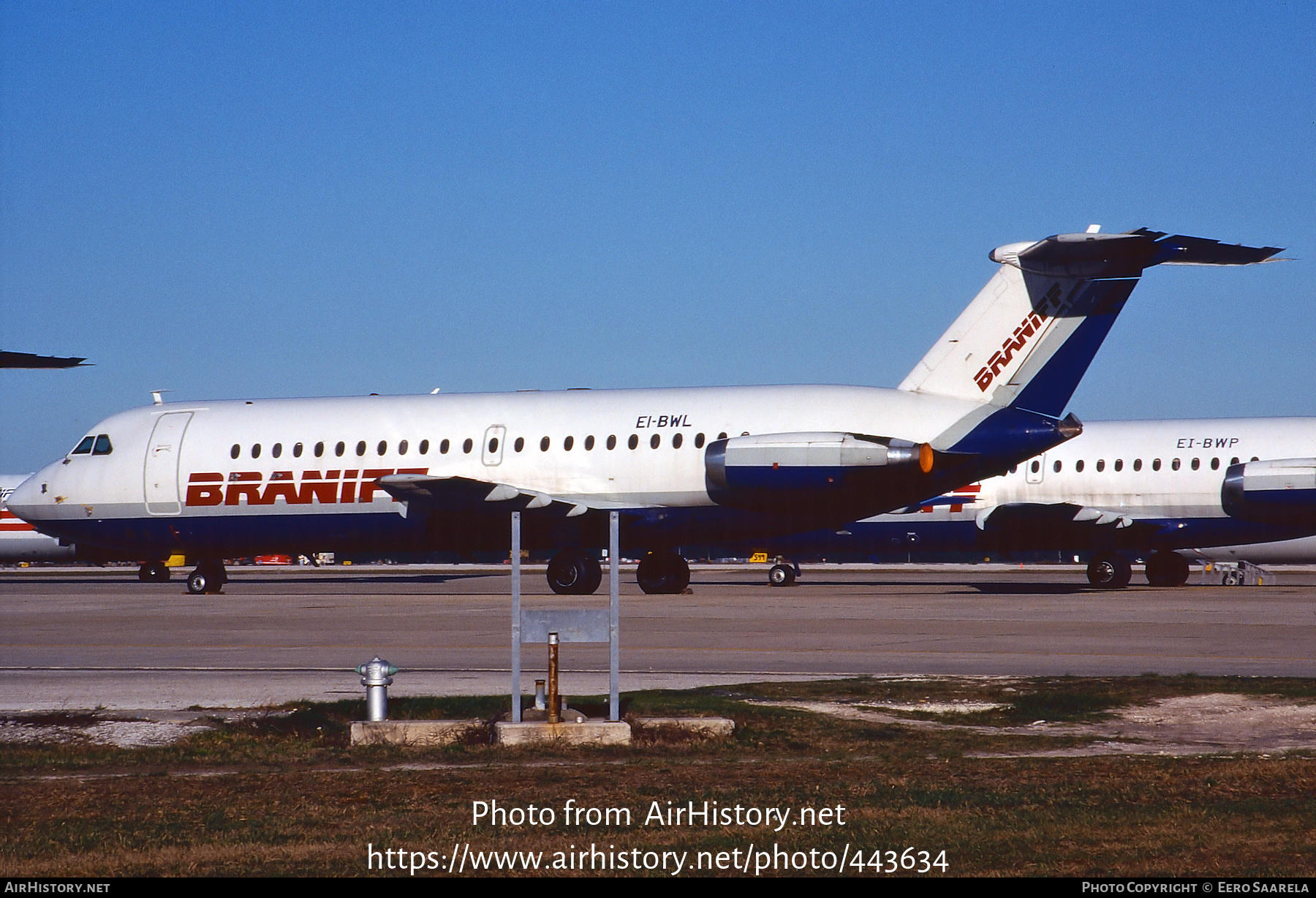 Aircraft Photo of EI-BWL | BAC 111-201AC One-Eleven | Braniff | AirHistory.net #443634