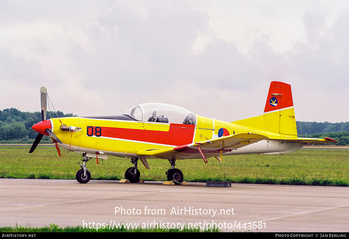 Aircraft Photo of L-08 | Pilatus PC-7 | Netherlands - Air Force | AirHistory.net #443681