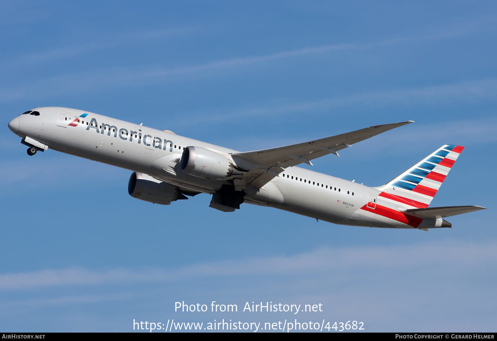 Aircraft Photo of N823AN | Boeing 787-9 Dreamliner | American Airlines | AirHistory.net #443682