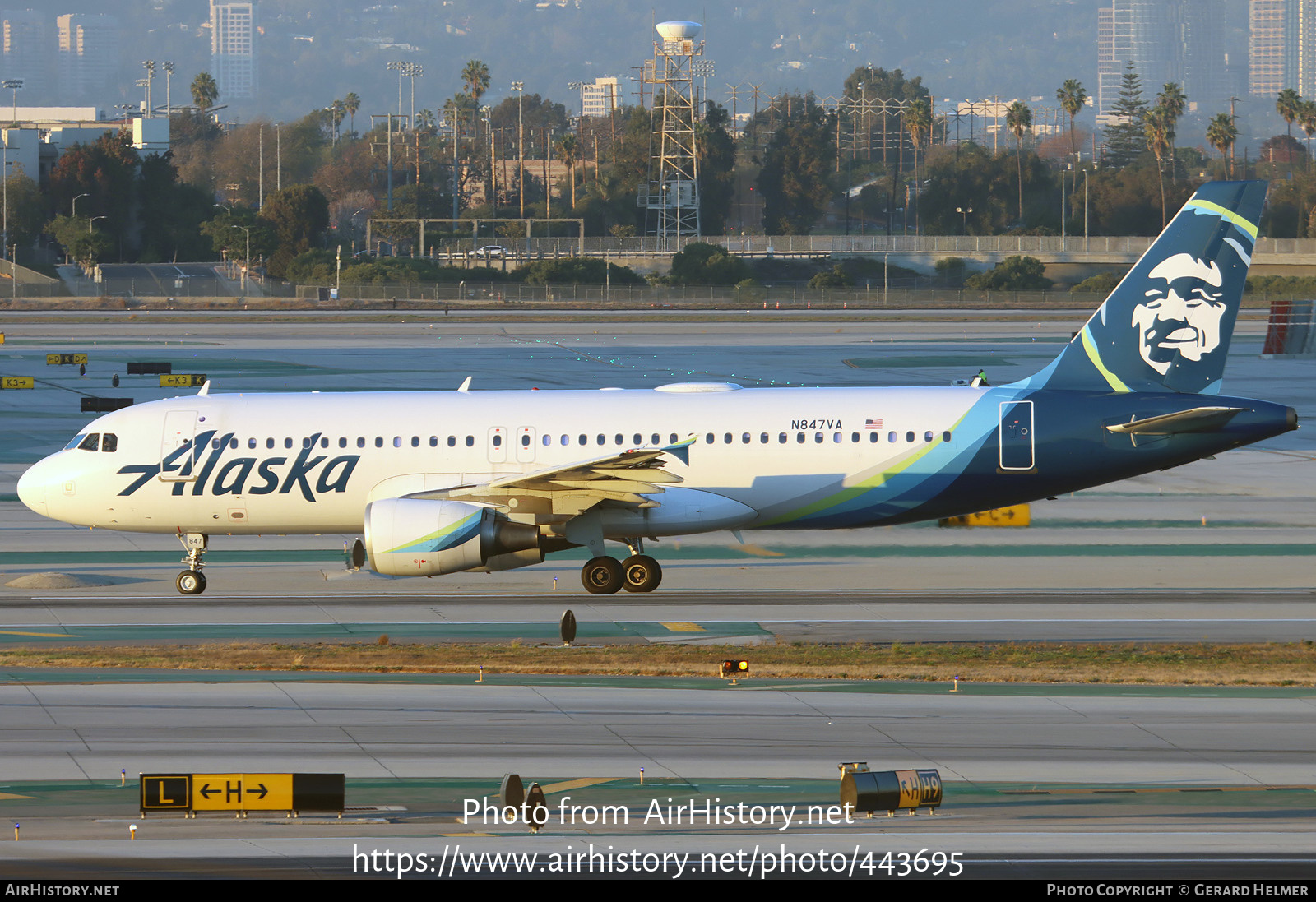 Aircraft Photo of N847VA | Airbus A320-214 | Alaska Airlines | AirHistory.net #443695