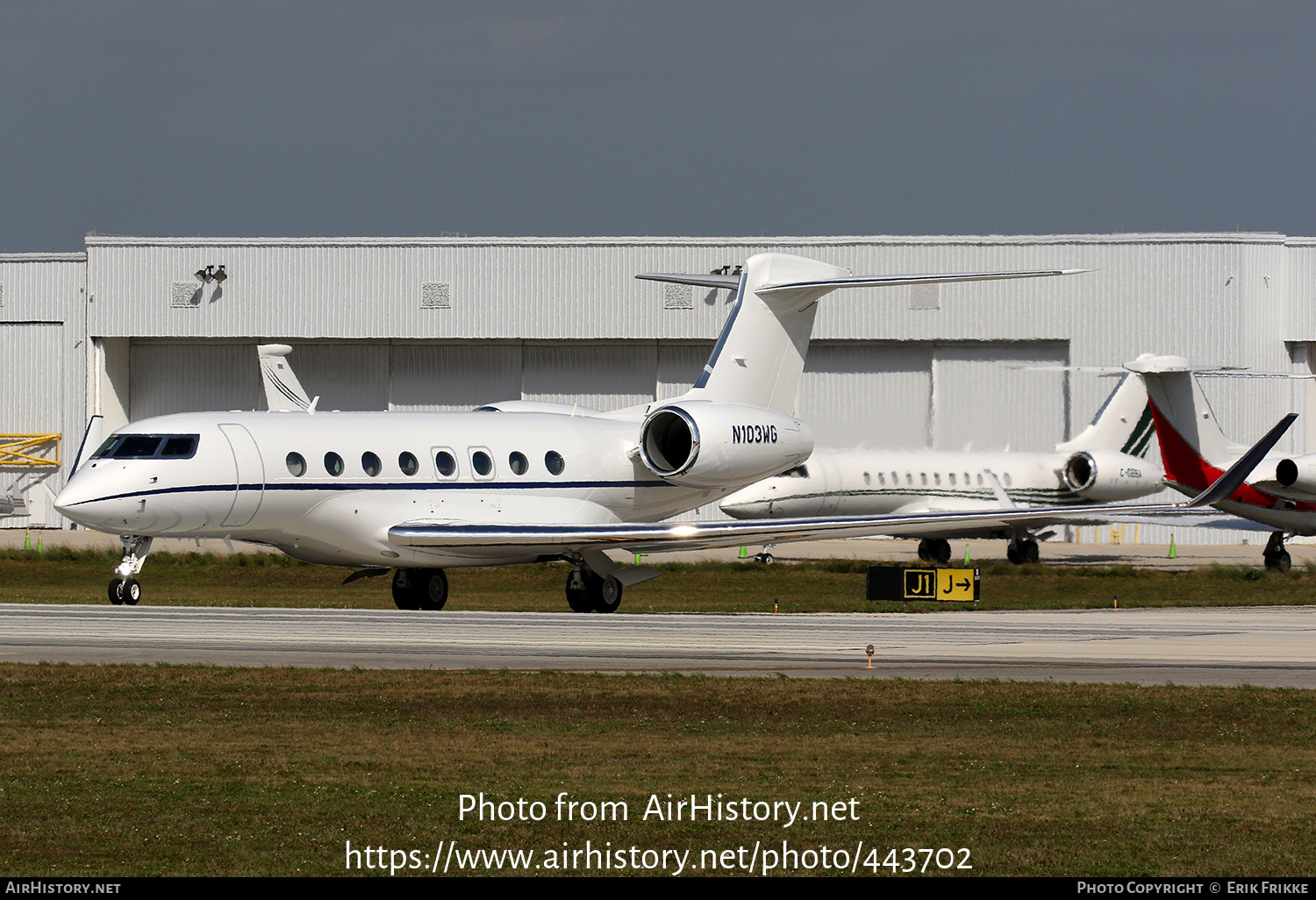 Aircraft Photo of N103WG | Gulfstream Aerospace G650ER (G-VI) | AirHistory.net #443702