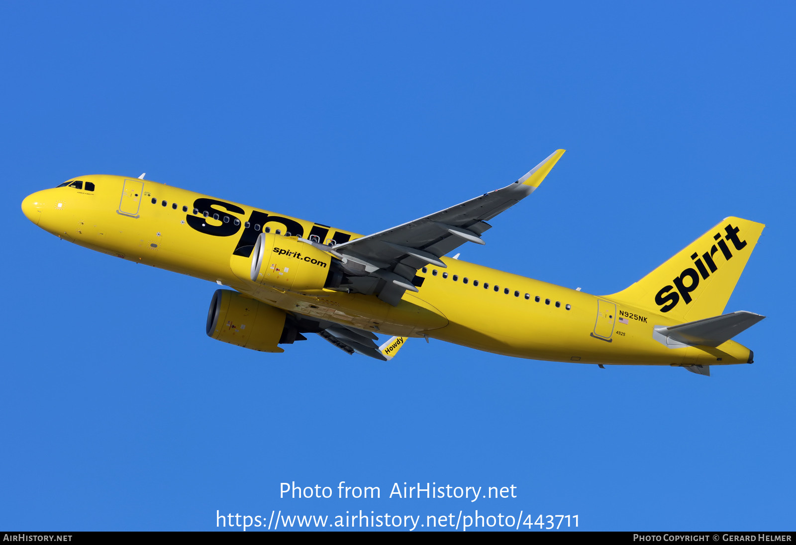 Aircraft Photo of N925NK | Airbus A320-271N | Spirit Airlines | AirHistory.net #443711