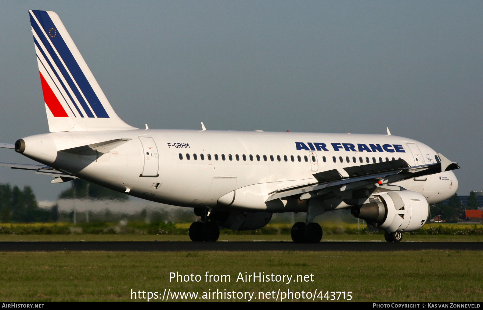 Aircraft Photo of F-GRHM | Airbus A319-111 | Air France | AirHistory.net #443715