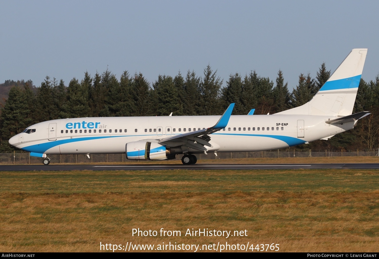 Aircraft Photo of SP-ENP | Boeing 737-8AS | Enter Air | AirHistory.net #443765