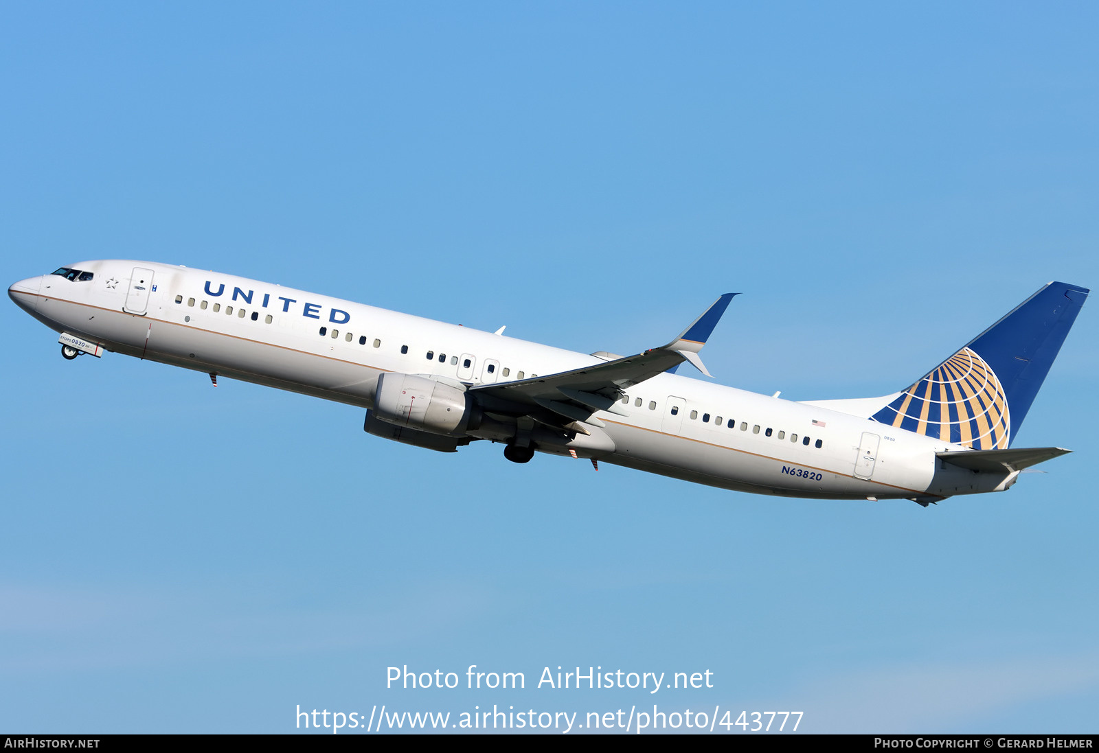 Aircraft Photo of N63820 | Boeing 737-924/ER | United Airlines | AirHistory.net #443777