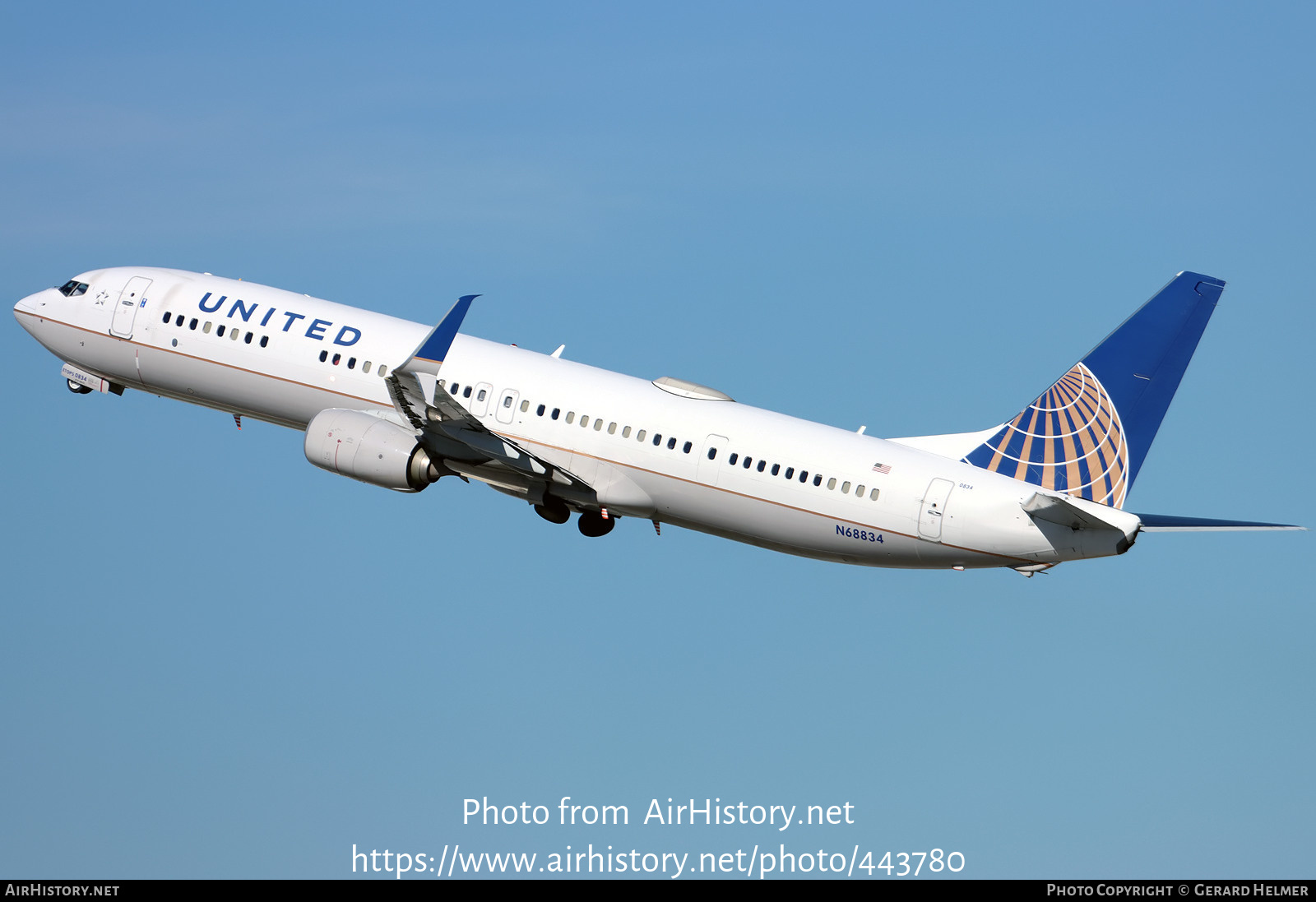 Aircraft Photo of N68834 | Boeing 737-924/ER | United Airlines | AirHistory.net #443780