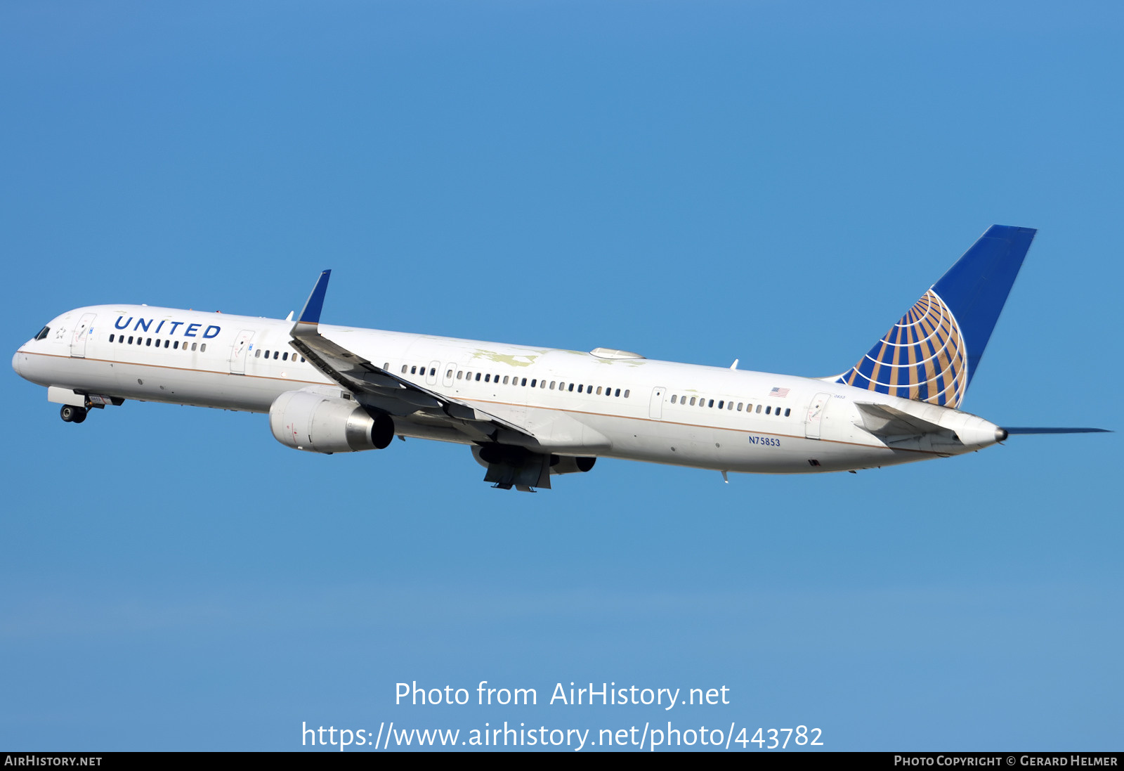 Aircraft Photo of N75853 | Boeing 757-324 | United Airlines | AirHistory.net #443782