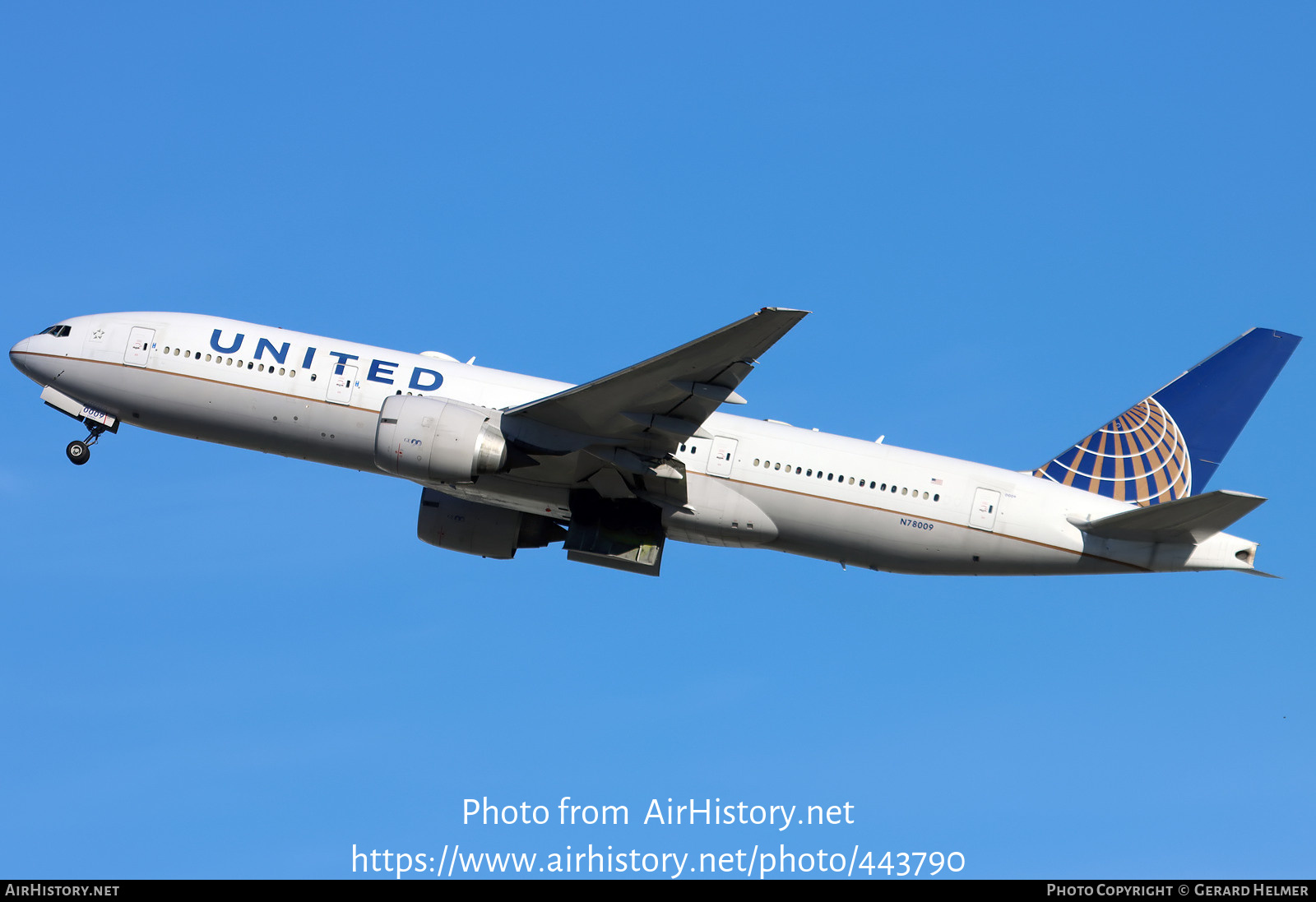 Aircraft Photo of N78009 | Boeing 777-224/ER | United Airlines | AirHistory.net #443790