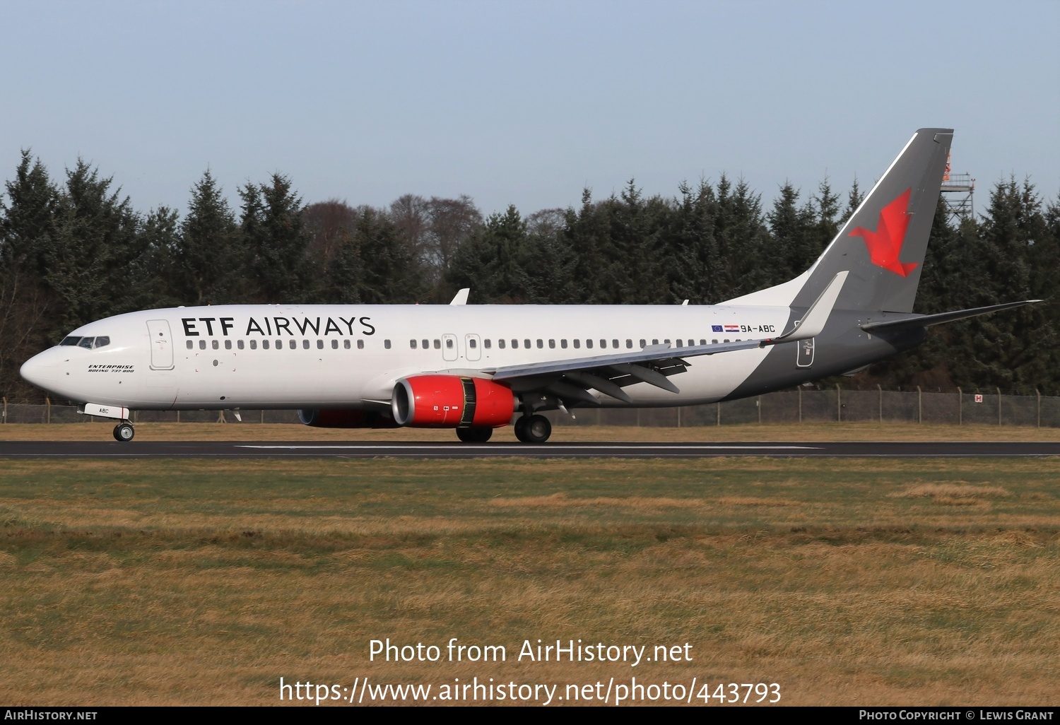 Aircraft Photo of 9A-ABC | Boeing 737-8Q8 | ETF Airways | AirHistory.net #443793