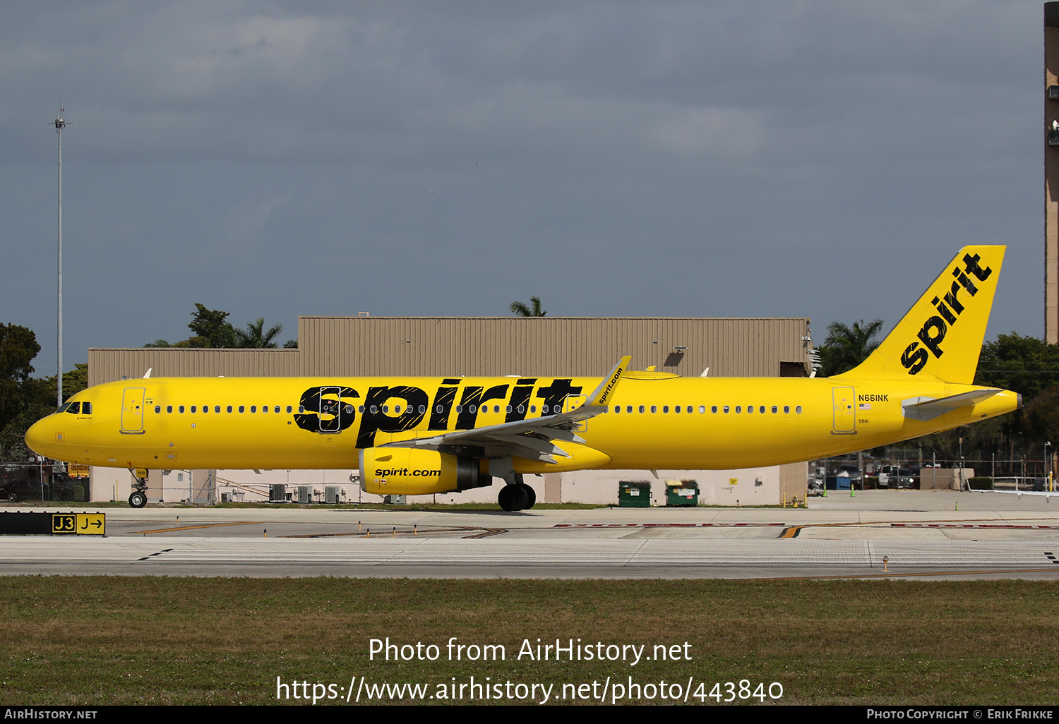 Aircraft Photo of N661NK | Airbus A321-231 | Spirit Airlines | AirHistory.net #443840