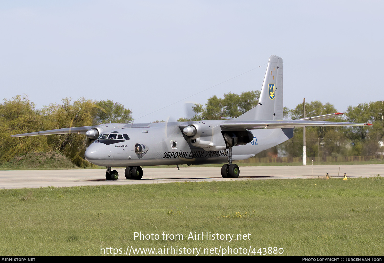 Aircraft Photo of 02 blue | Antonov An-26 | Ukraine - Air Force | AirHistory.net #443880