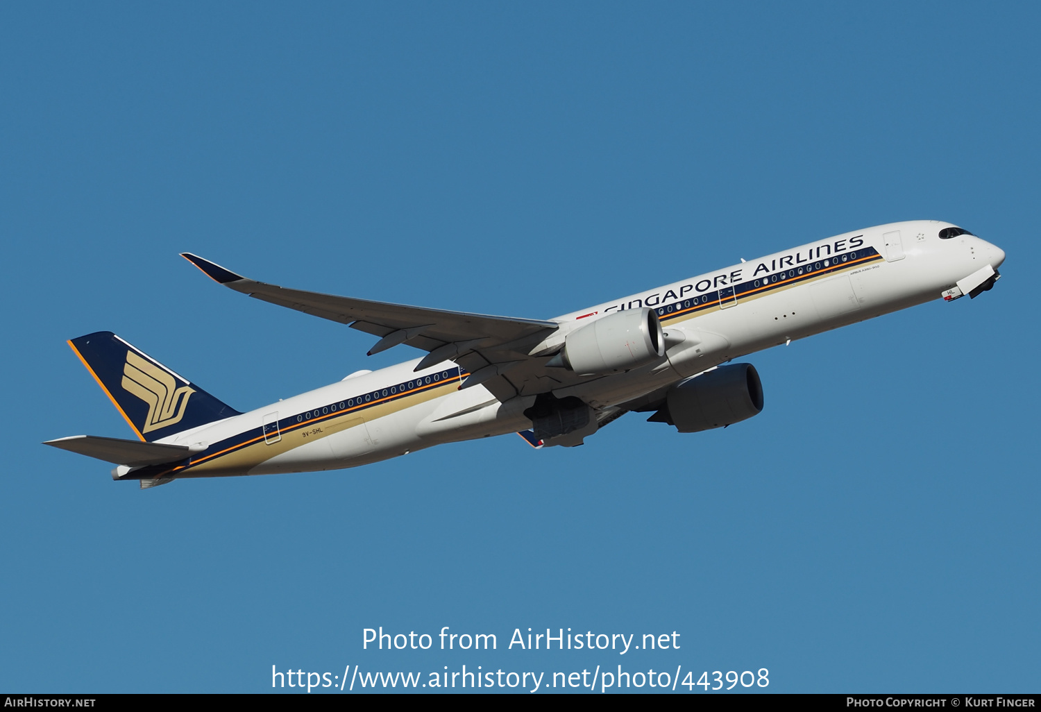 Aircraft Photo of 9V-SHL | Airbus A350-941 | Singapore Airlines | AirHistory.net #443908