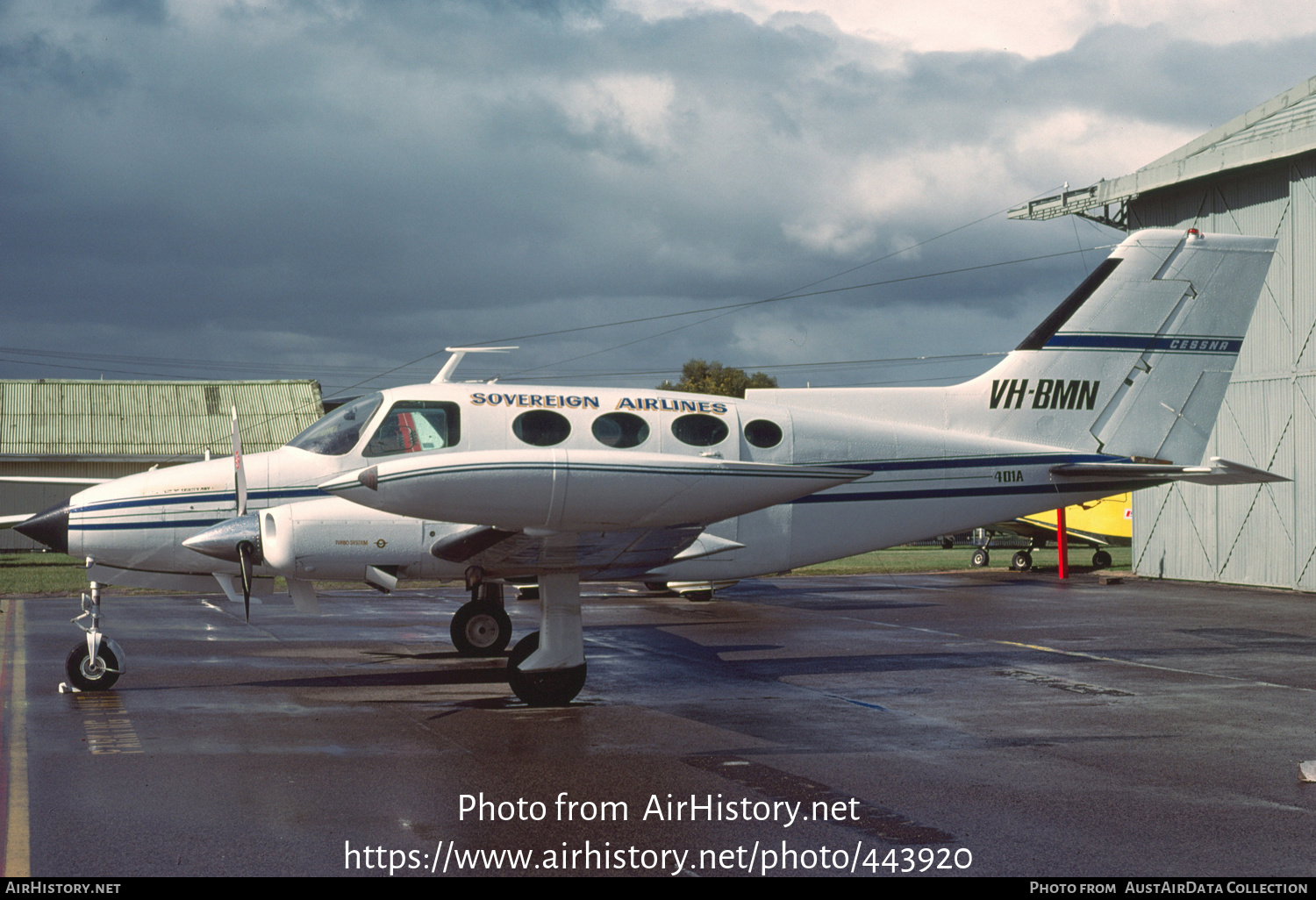 Aircraft Photo of VH-BMN | Cessna 401A | Sovereign Airlines | AirHistory.net #443920