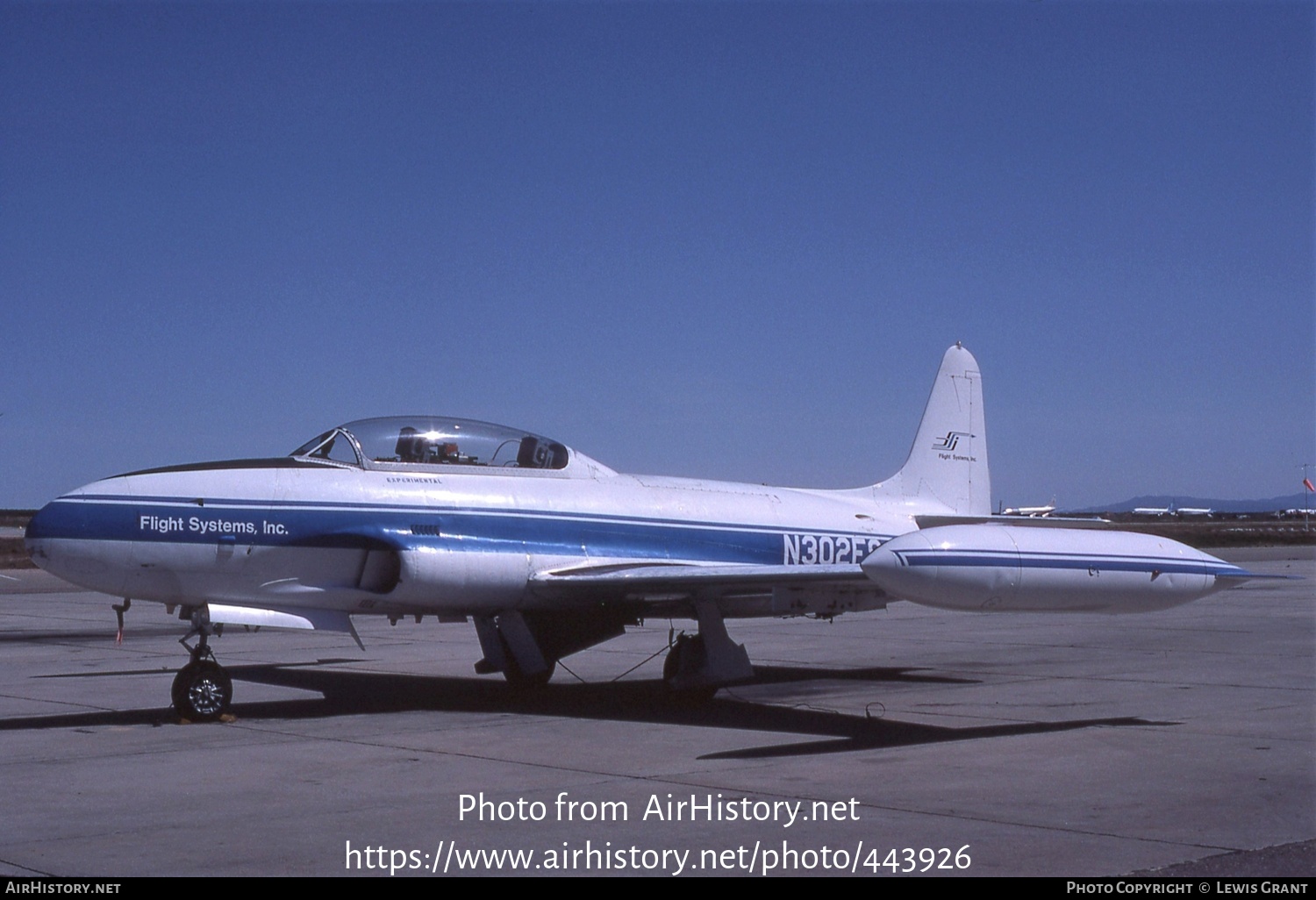 Aircraft Photo of N302FS | Canadair CT-133 Silver Star 3 | Flight Systems Inc. | AirHistory.net #443926