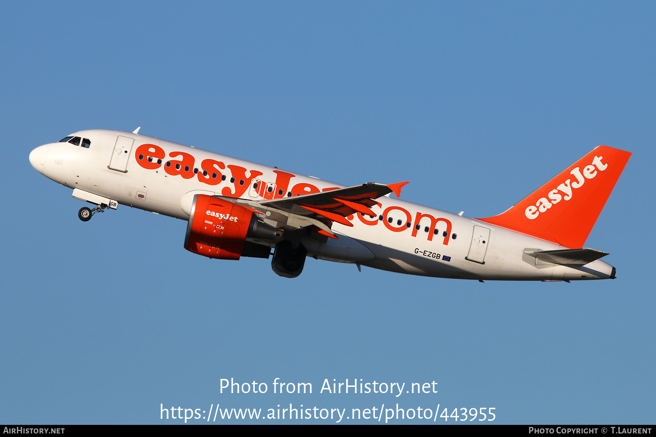 Aircraft Photo of G-EZGB | Airbus A319-111 | EasyJet | AirHistory.net #443955