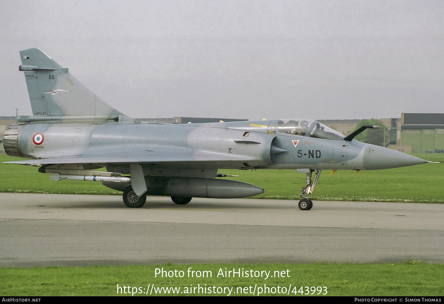 Aircraft Photo of 86 | Dassault Mirage 2000C | France - Air Force | AirHistory.net #443993