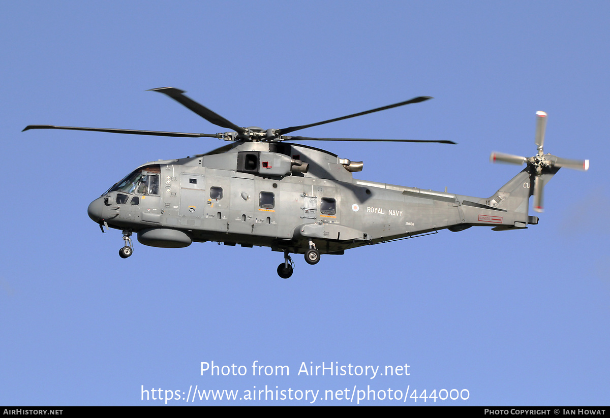 Aircraft Photo of ZH836 | EHI EH101-111 Merlin HM2 | UK - Navy | AirHistory.net #444000