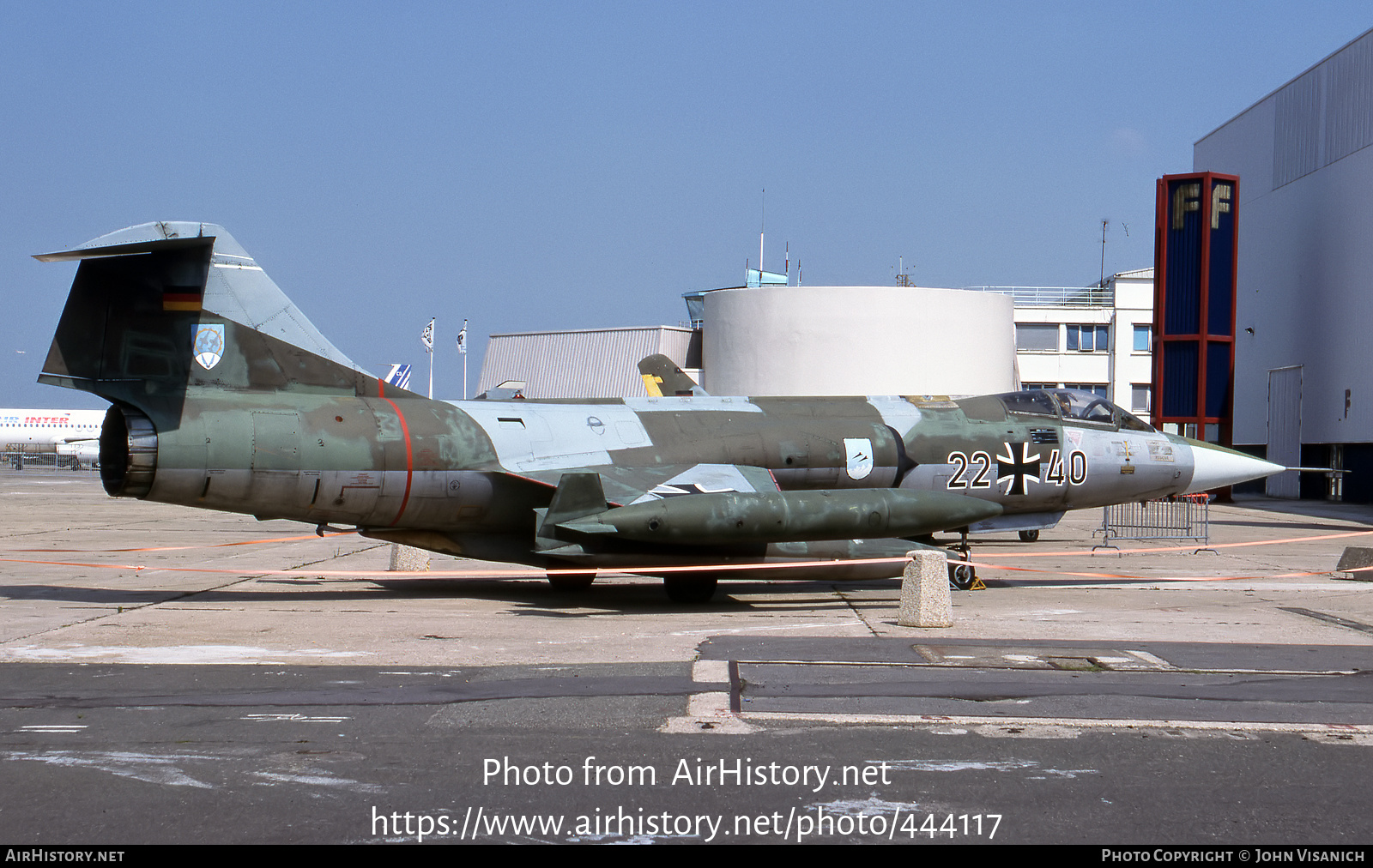 Aircraft Photo of 2240 | Lockheed F-104G Starfighter | Germany - Air Force | AirHistory.net #444117