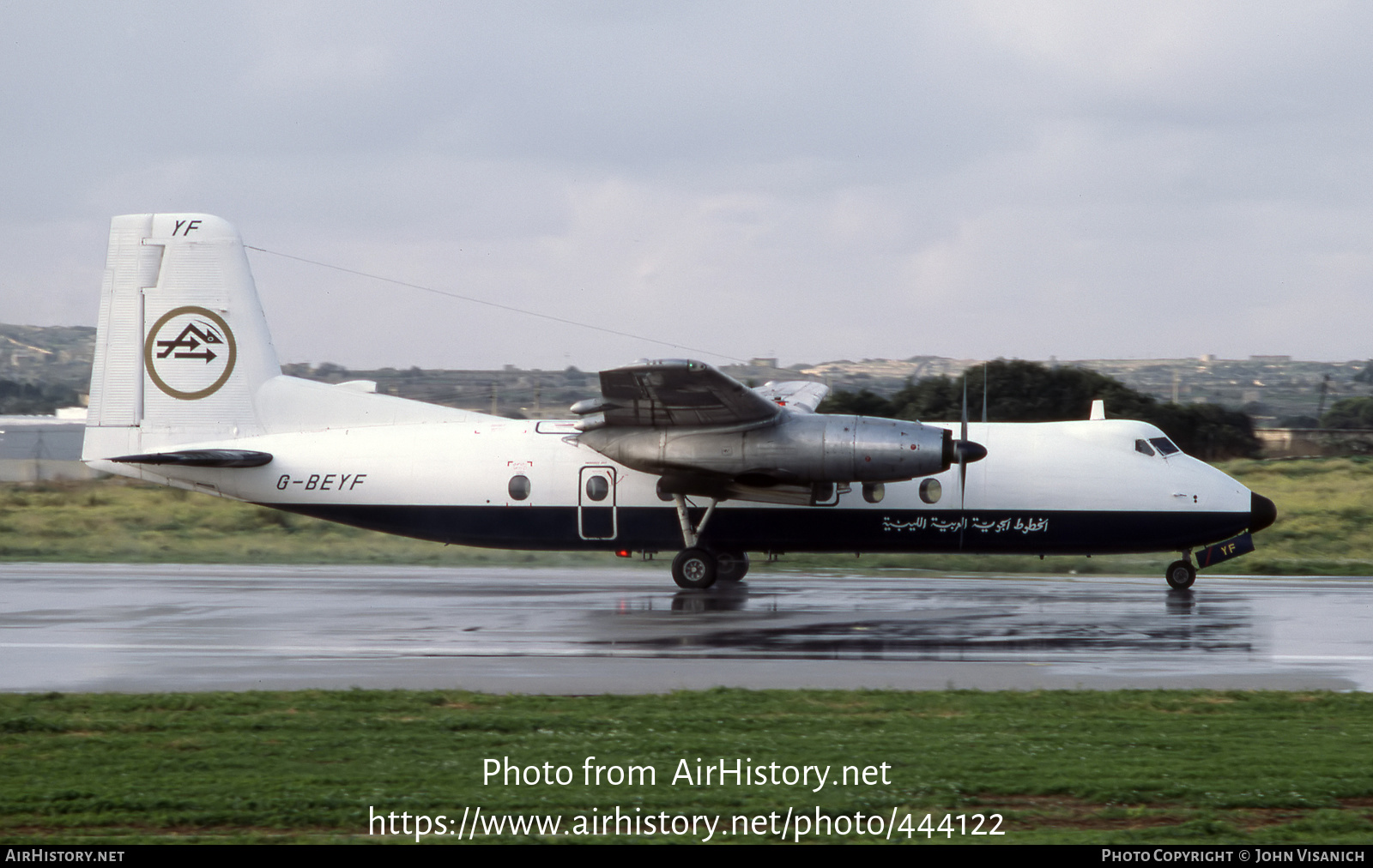 Aircraft Photo of G-BEYF | Handley Page HPR-7 Herald 401 | Libyan Arab Airlines | AirHistory.net #444122