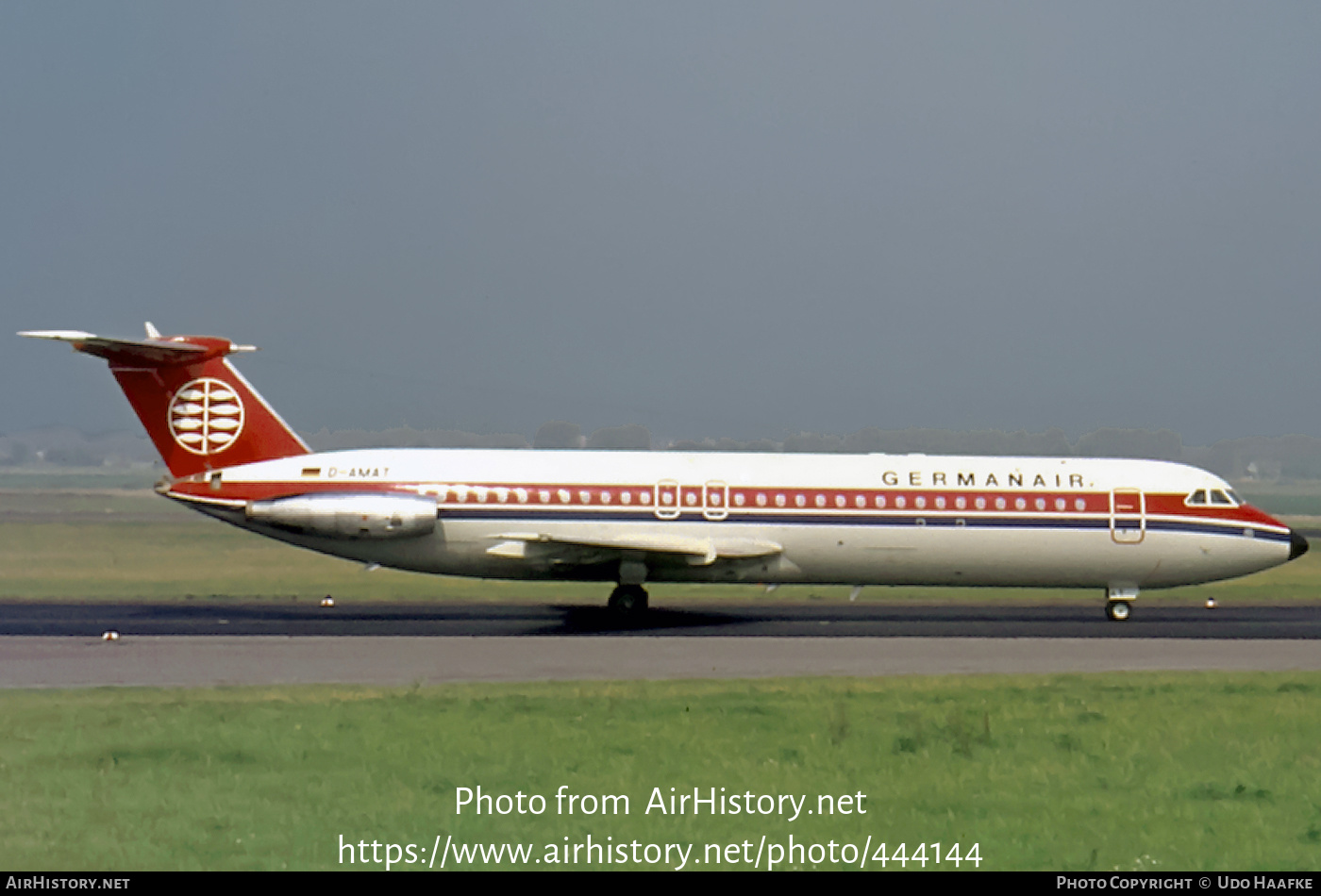 Aircraft Photo of D-AMAT | BAC 111-524FF One-Eleven | Germanair | AirHistory.net #444144