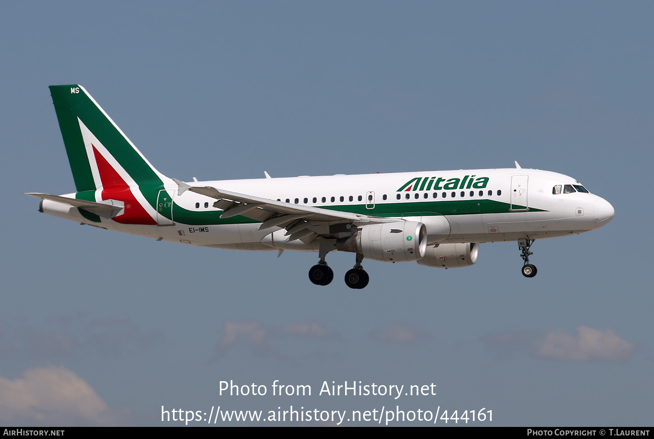 Aircraft Photo of EI-IMS | Airbus A319-111 | Alitalia | AirHistory.net #444161