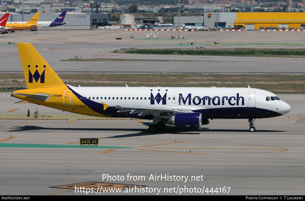 Aircraft Photo of G-ZBAH | Airbus A320-214 | Monarch Airlines | AirHistory.net #444167