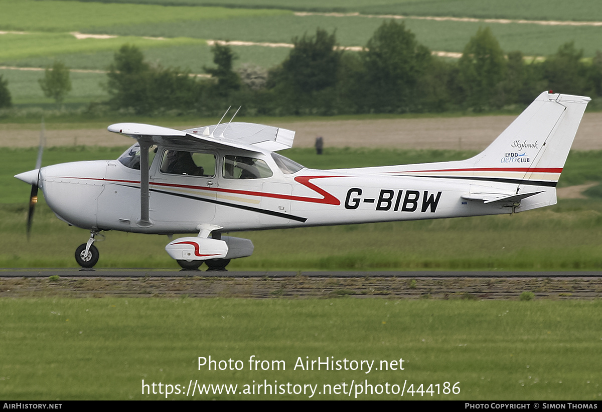 Aircraft Photo of G-BIBW | Reims F172N Skyhawk 100 II | Lydd Aero Club | AirHistory.net #444186