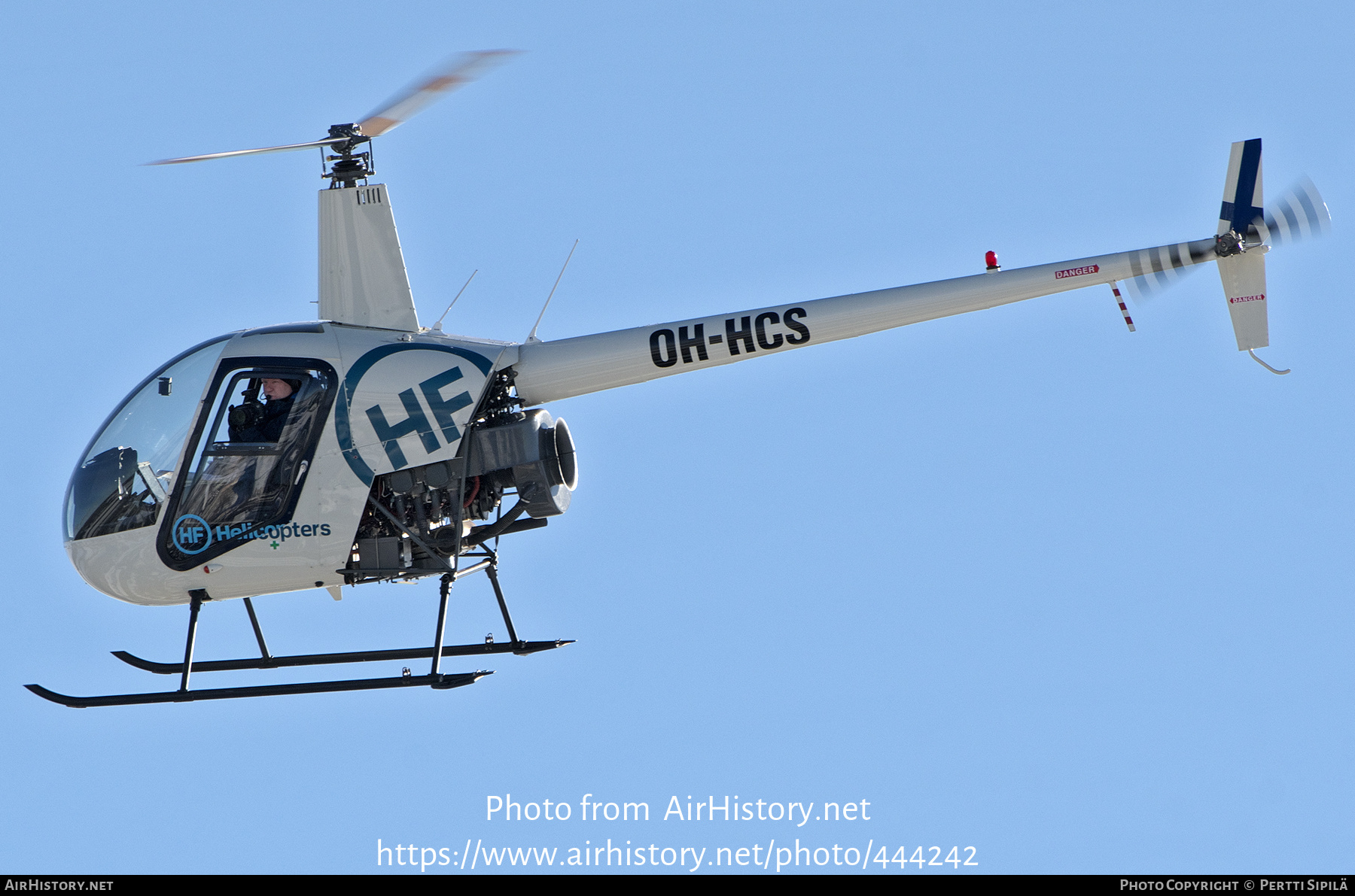 Aircraft Photo of OH-HCS | Robinson R-22 Beta II | HF Helicopters | AirHistory.net #444242