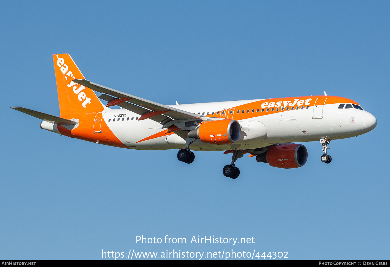 Aircraft Photo of G-EZTL | Airbus A320-214 | EasyJet | AirHistory.net #444302