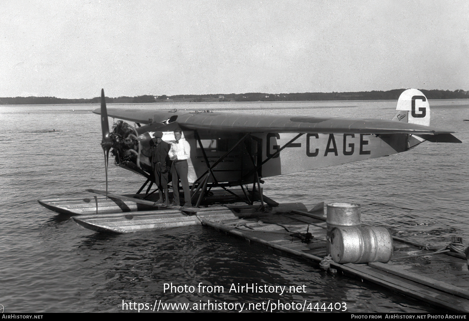 Aircraft Photo of G-CAGE | Fokker Universal | Western Canada Airways | AirHistory.net #444403