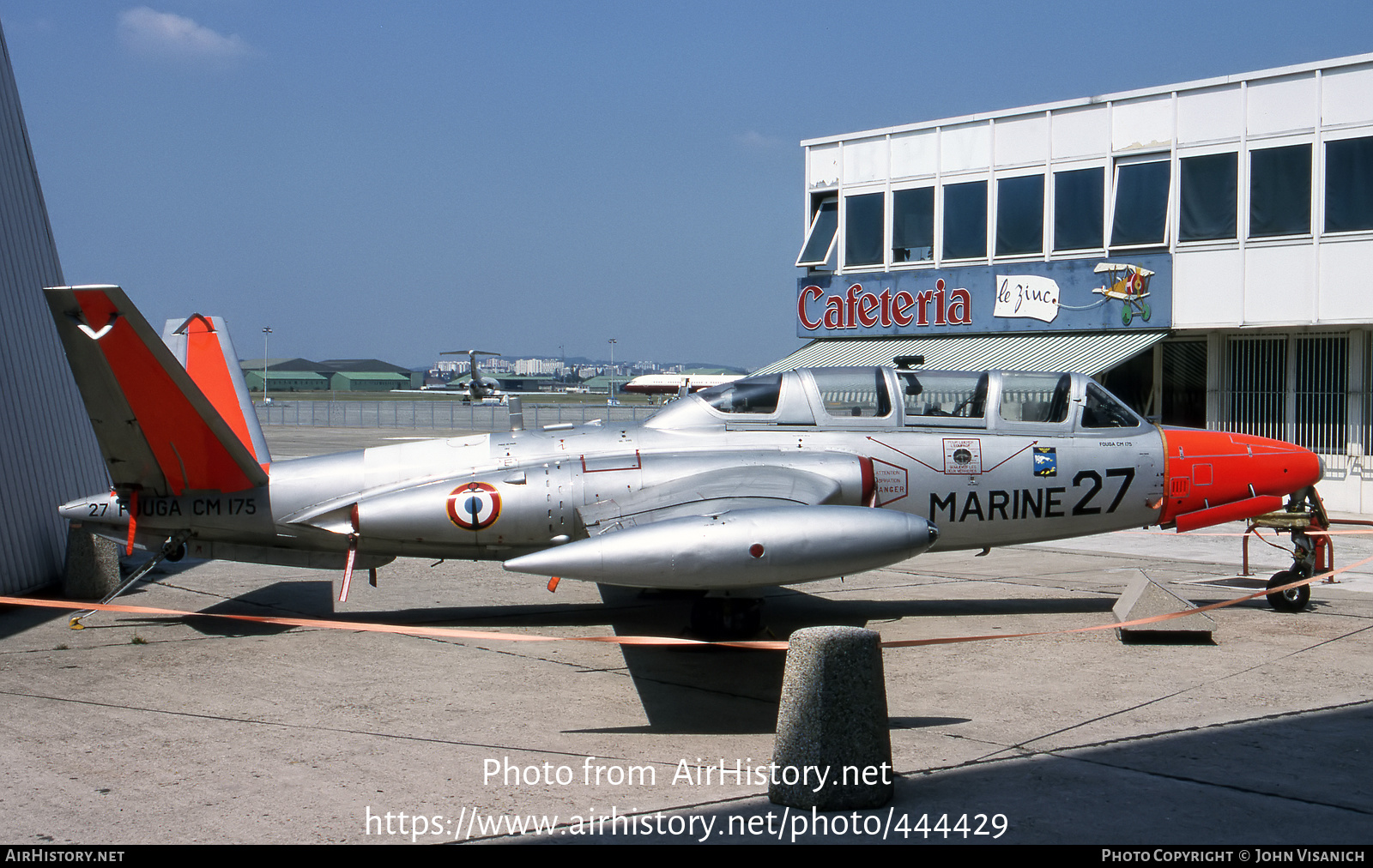 Aircraft Photo of 27 | Fouga CM-175 Zéphyr | France - Navy | AirHistory.net #444429