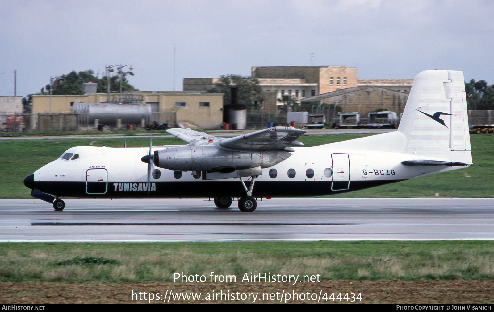 Aircraft Photo of G-BCZG | Handley Page HPR-7 Herald 202 | Tunisavia | AirHistory.net #444434