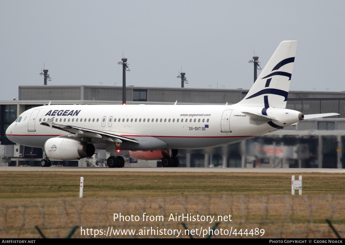 Aircraft Photo of SX-DVT | Airbus A320-232 | Aegean Airlines | AirHistory.net #444489