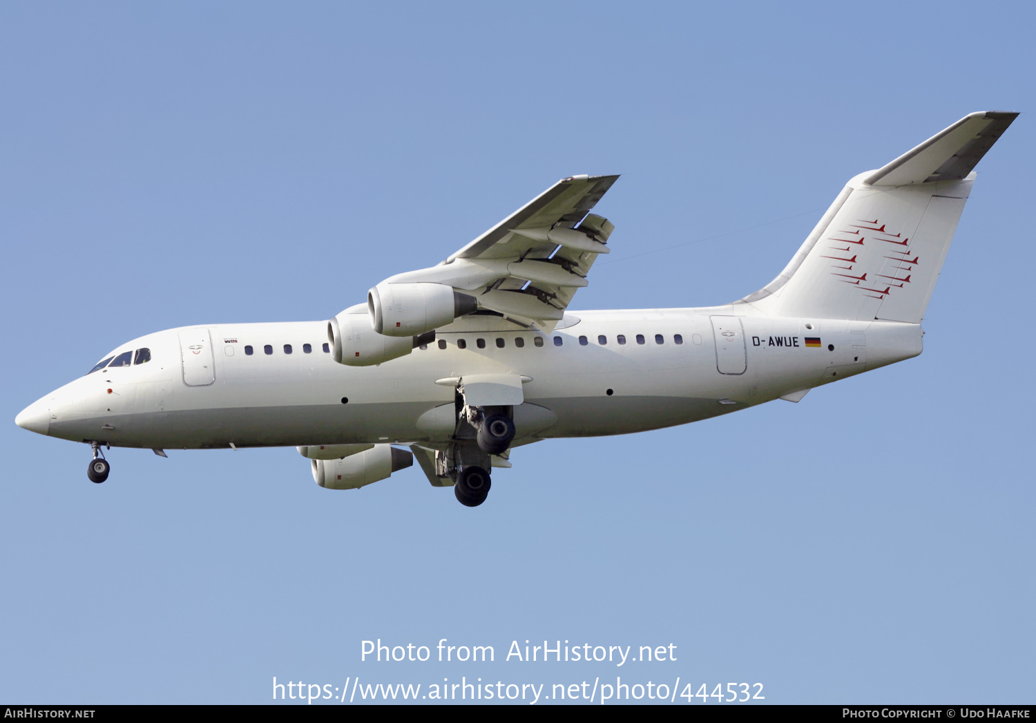 Aircraft Photo of D-AWUE | British Aerospace BAe-146-200 | WDL Aviation | AirHistory.net #444532