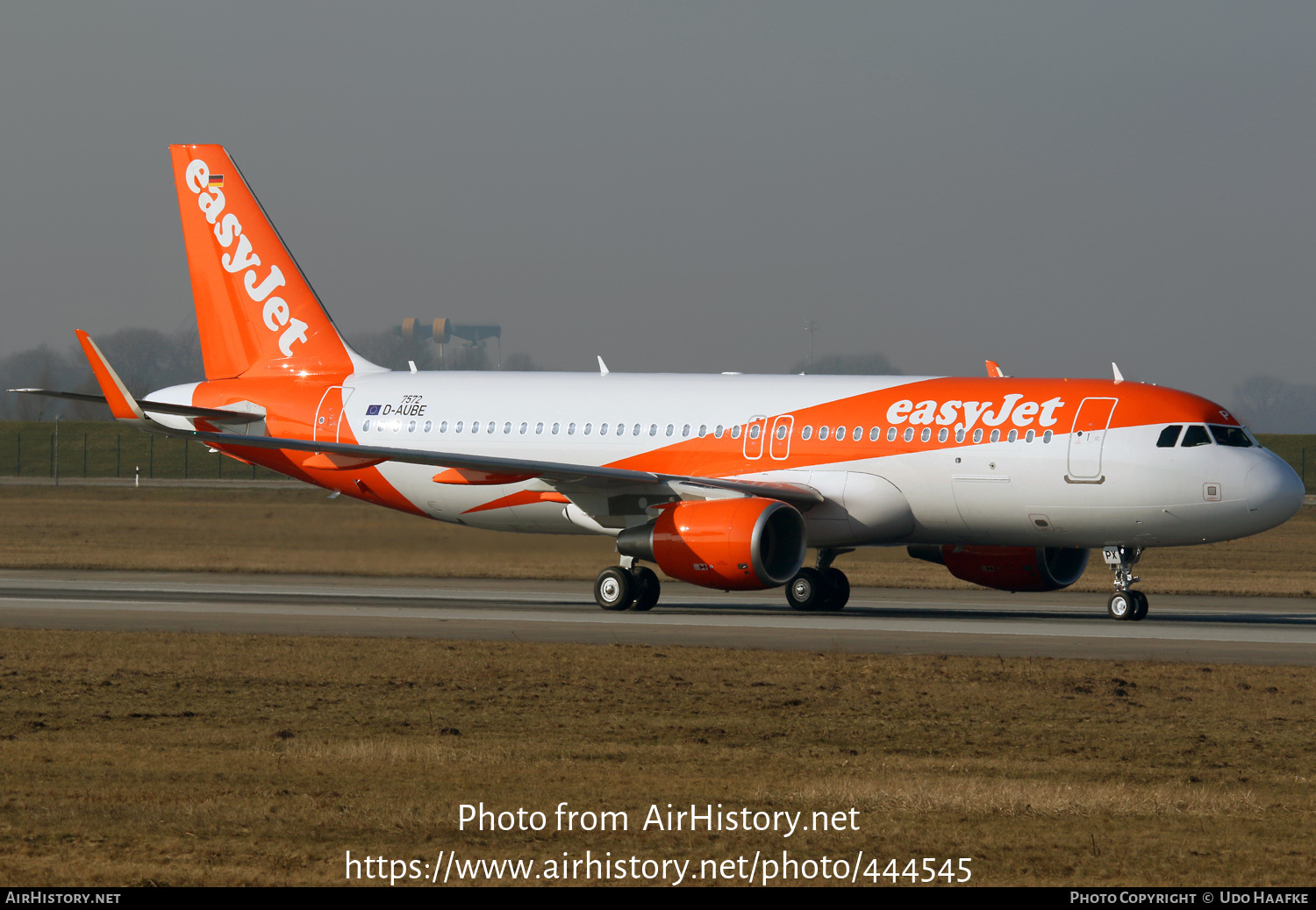 Aircraft Photo of D-AUBE / G-EZPX | Airbus A320-214 | EasyJet | AirHistory.net #444545