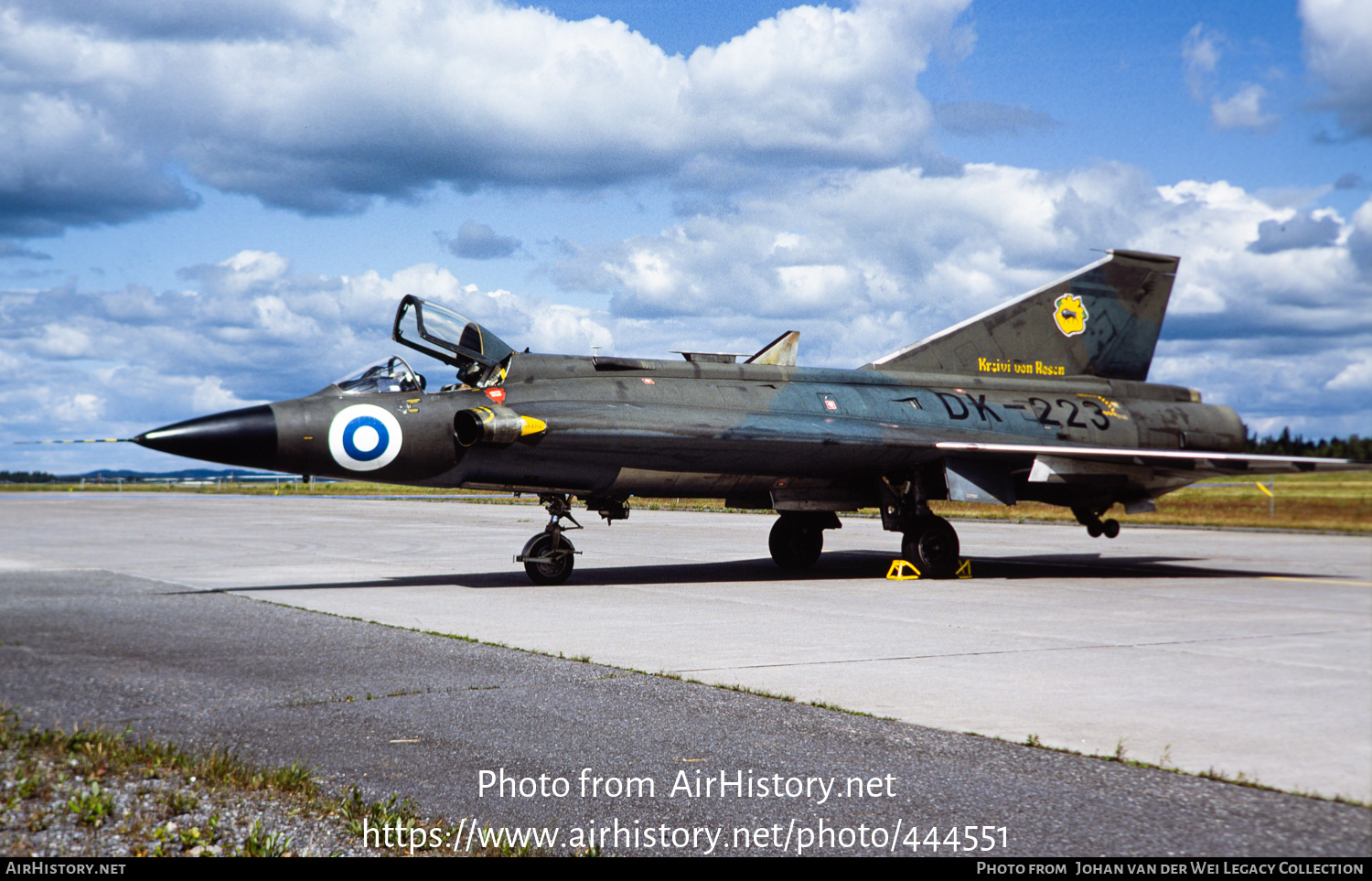 Aircraft Photo of DK-223 | Saab J35XS Draken | Finland - Air Force | AirHistory.net #444551