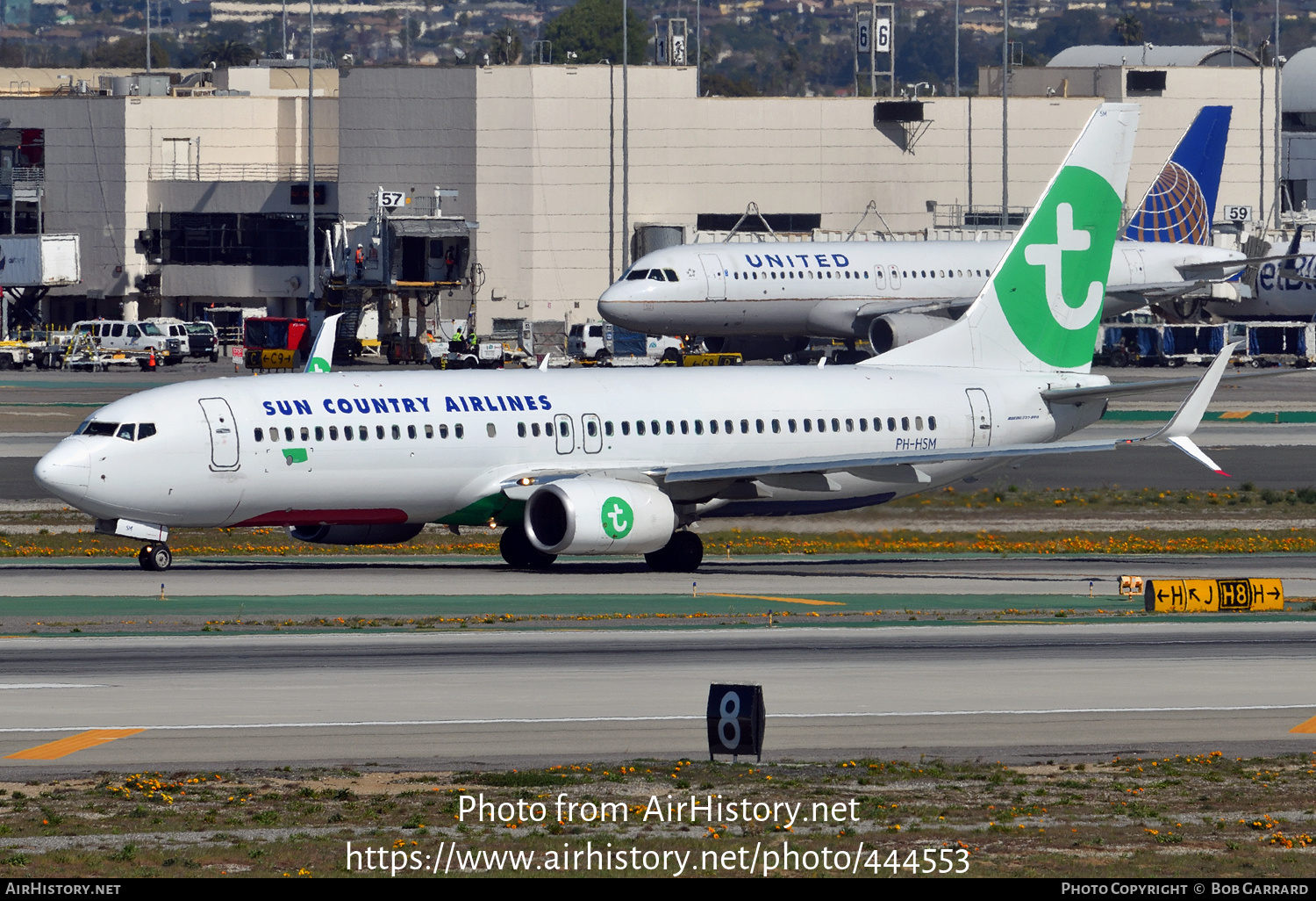 Aircraft Photo of PH-HSM | Boeing 737-8K2 | Sun Country Airlines | AirHistory.net #444553